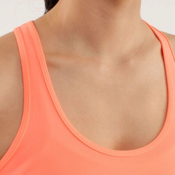 Lululemon Cool Racerback Pop Orange reversible - Picture 5 of 10